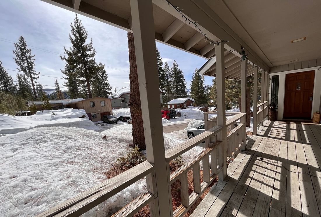 Winter view from front Patio