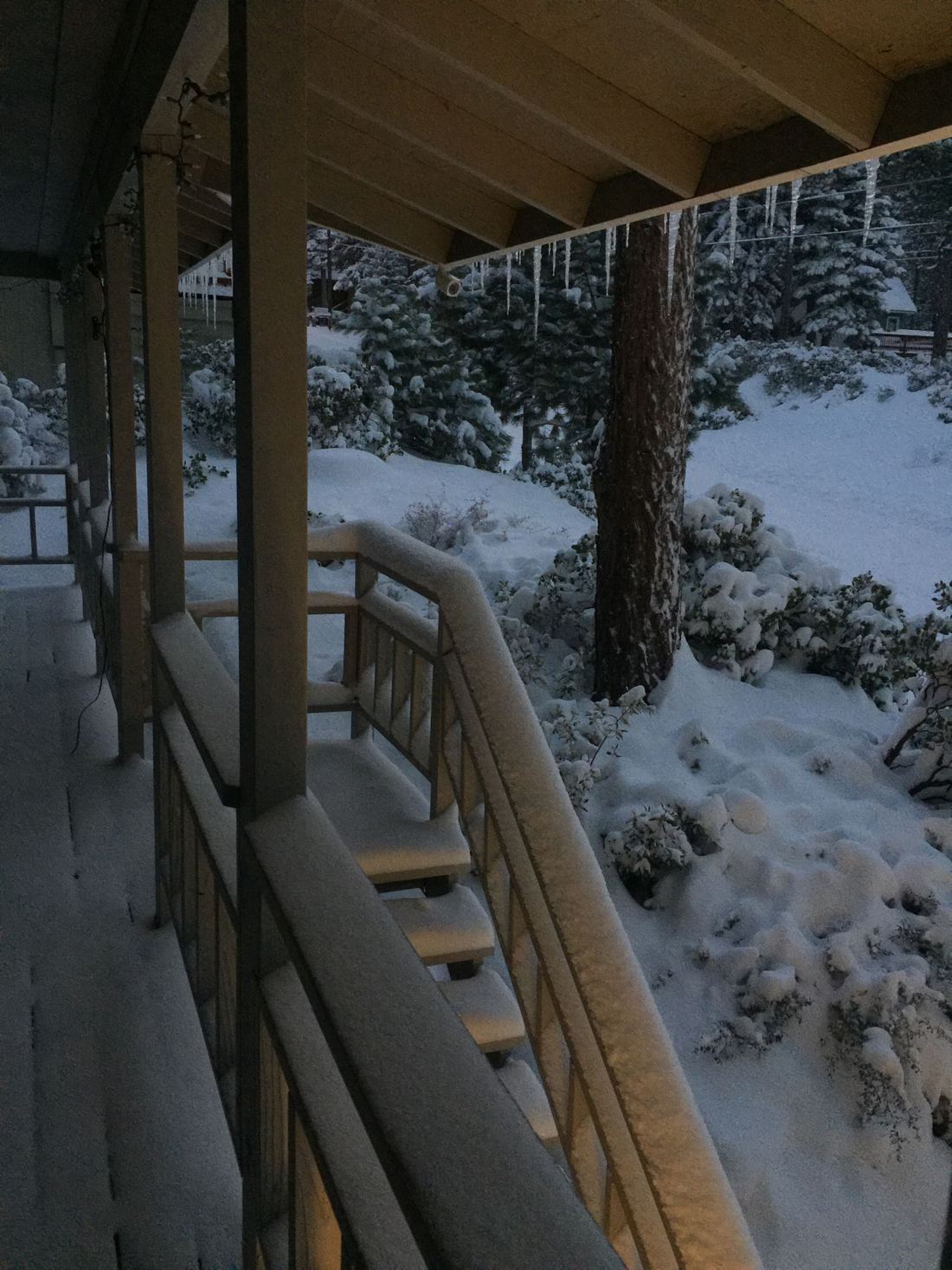 Snow covered Entry